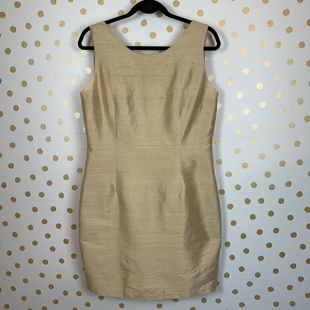 Henri Bendel Vintage Textured Sheath Dress Size S